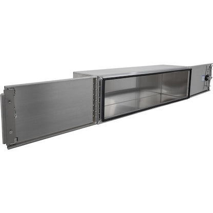 Buyers Products 60-in x 18-in x 18-in Pro Series Smooth Aluminum Underbody Truck Box - Double Barn Door - 1705415