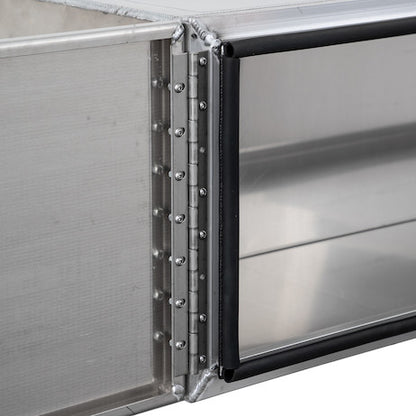 Buyers Products 60-in x 18-in x 18-in Pro Series Smooth Aluminum Underbody Truck Box - Double Barn Door - 1705415