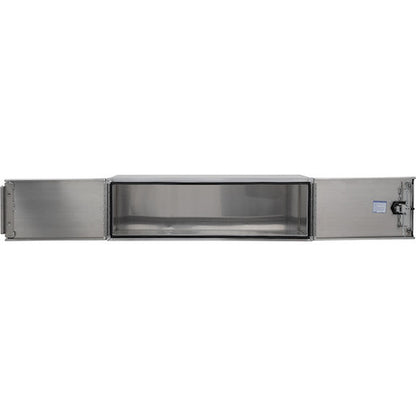 Buyers Products 60-in x 18-in x 18-in Pro Series Smooth Aluminum Underbody Truck Box - Double Barn Door - 1705415