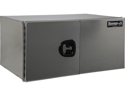 Buyers Products 18x24x60-in Pro Series Smooth Aluminum Underbody Truck Box - Double Barn Door, 3-Point Compression Latch - 1705430