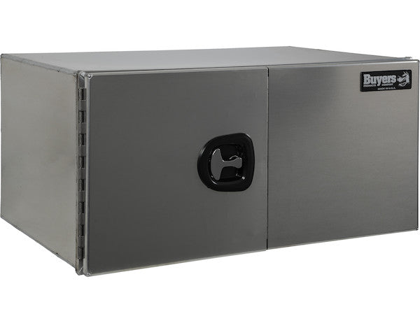 Buyers Products 36-in x 18-in x 24-in Pro Series Smooth Aluminum Underbody Truck Box - Double Barn Door - 1705420