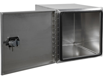 Buyers Products 24-in x 18-in x 18-in Pro Series Smooth Aluminum Underbody Truck Box - Single Barn Door - 1705401