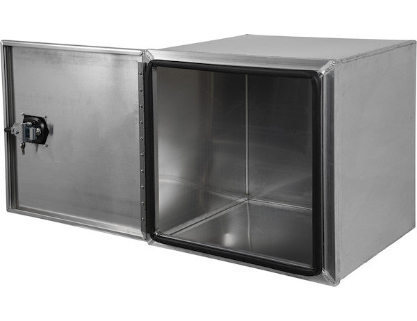 Buyers Products 18x18x18-in Pro Series Smooth Aluminum Underbody Truck Box - Single Barn Door, Compression Latch - 1705395