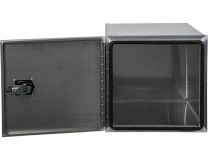 Buyers Products 24-in x 24-in x 24-in Pro Series Smooth Aluminum Underbody Truck Box - Single Barn Door - 1705431