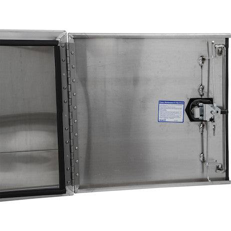 Buyers Products 24x24x48-in Pro Series Smooth Aluminum Underbody Truck Box - Double Barn Door, 3-Point Compression Latch - 1705440
