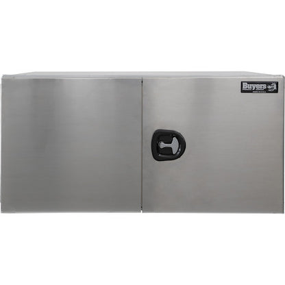 Buyers Products 24x24x48-in Pro Series Smooth Aluminum Underbody Truck Box - Double Barn Door, 3-Point Compression Latch - 1705440
