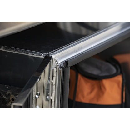 Buyers Products 36-in x 18-in x 18-in Pro Series Smooth Aluminum Barn Door Underbody Truck Tool Series with Stainless Steel Doors - Double Barn Door - 1705510