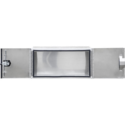 Buyers Products 48-in x 18-in x 18-in Pro Series Smooth Aluminum Barn Door Underbody Truck Tool Series with Stainless Steel Doors - Double Barn Door - 1705515