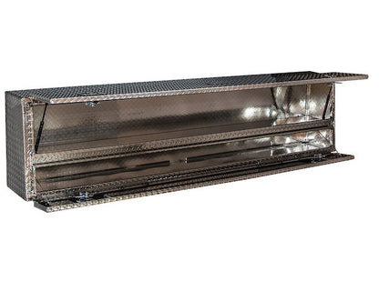 Buyers Products 96-in x 21-in x 13-in Diamond Tread Aluminum Pick-Up Truck Contractor with Lower Door - 1705660