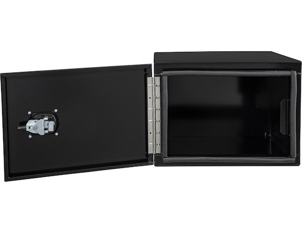 Buyers Products 36-in x 18-in x 18-in Black Smooth Aluminum Underbody Truck Tool Box - Double Barn Door - 1705805