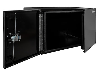 Buyers Products 36-in x 24-in x 24-in Black Smooth Aluminum Underbody Truck Tool Box - Double Barn Door - 1705835