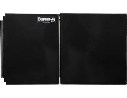 Buyers Products 36-in x 24-in x 24-in Black Smooth Aluminum Underbody Truck Tool Box - Double Barn Door - 1705835