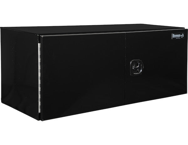 Buyers Products 60-in x 18-in x 18-in Black Smooth Aluminum Underbody Truck Tool Box - Double Barn Door - 1705815