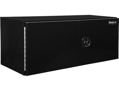 Buyers Products 30-in x 24-in x 24-in Black Smooth Aluminum Underbody Truck Tool Box - Double Barn Door - 1705833