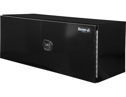 Buyers Products 60-in x 18-in x 18-in Black Smooth Aluminum Underbody Truck Tool Box - Double Barn Door - 1705815
