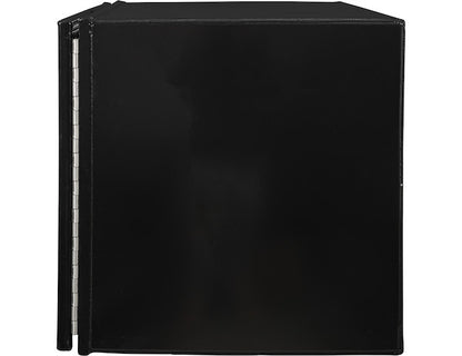 Buyers Products 36-in x 24-in x 24-in Pro Series Black Smooth Aluminum Underbody Truck Box with Barn Door - Double Barn Door - 1705935