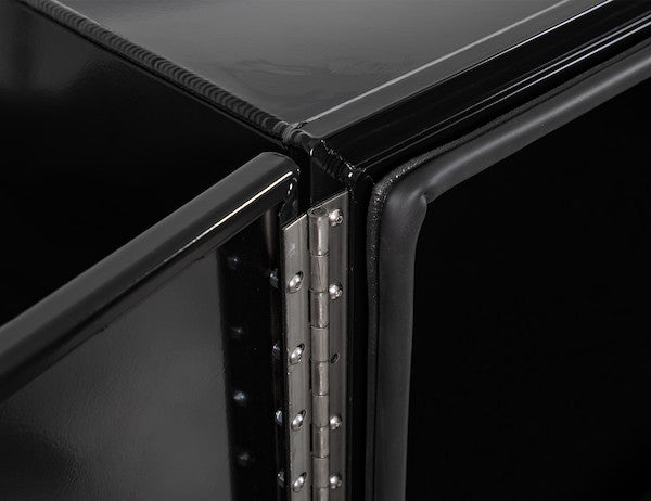 Buyers Products 60-in x 18-in x 18-in Pro Series Black Smooth Aluminum Underbody Truck Box with Barn Door - Double Barn Door - 1705915
