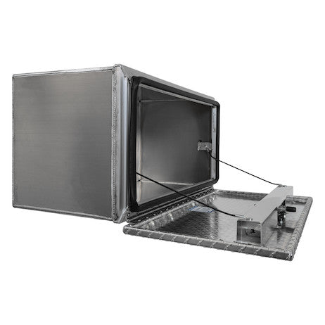Buyers Products 36-in x 18-in x 18-in Pro Series Smooth Aluminum Underbody Truck Box with Diamond Tread Door - 1706505
