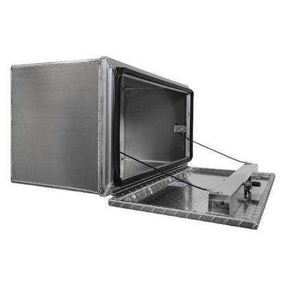 Buyers Products 36-in x 18-in x 18-in Pro Series Smooth Aluminum Underbody Truck Box with Diamond Tread Door - 1706505