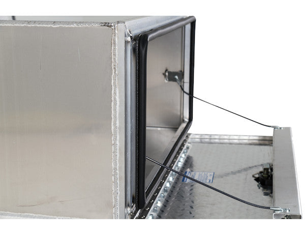 Buyers Products 24-in x 18-in x 18-in Pro Series Smooth Aluminum Underbody Truck Box with Diamond Tread Door - 1706500