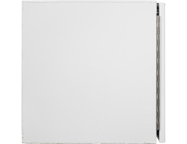 Buyers Products 60-in x 24-in x 24-in White Smooth Aluminum Underbody Truck Tool Box - Double Barn Door - 1706845