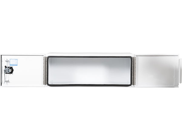 Buyers Products 36-in x 24-in x 24-in Pro Series White Smooth Aluminum Underbody Truck Box - Double Barn Door - 1706935