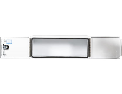 Buyers Products 36-in x 24-in x 24-in Pro Series White Smooth Aluminum Underbody Truck Box - Double Barn Door - 1706935