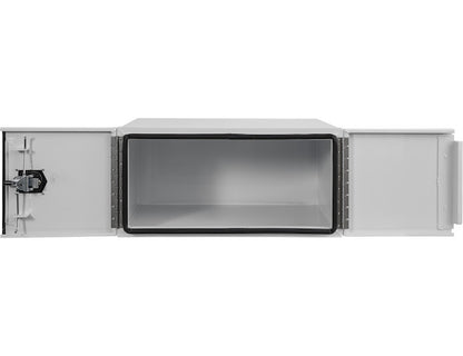 Buyers Products 36-in x 18-in x 24-in Pro Series White Smooth Aluminum Underbody Truck Box - Double Barn Door - 1706920
