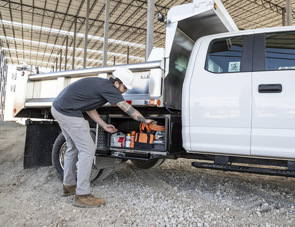 Buyers Products 36-in x 18-in x 18-in Black Pro Series Smooth Aluminum Underbody Truck Box - 1706965