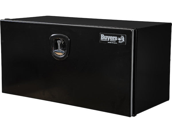 Buyers Products 36-in x 18-in x 18-in Black Pro Series Smooth Aluminum Underbody Truck Box - 1706965