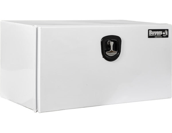Buyers Products 36-in x 18-in x 18-in White Pro Series Smooth Aluminum Underbody Truck Box - 1707965