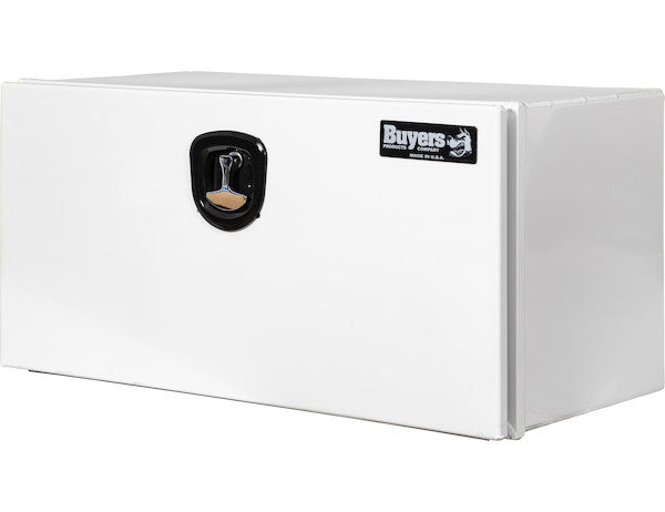 Buyers Products 36-in x 18-in x 18-in White Pro Series Smooth Aluminum Underbody Truck Box - 1707965