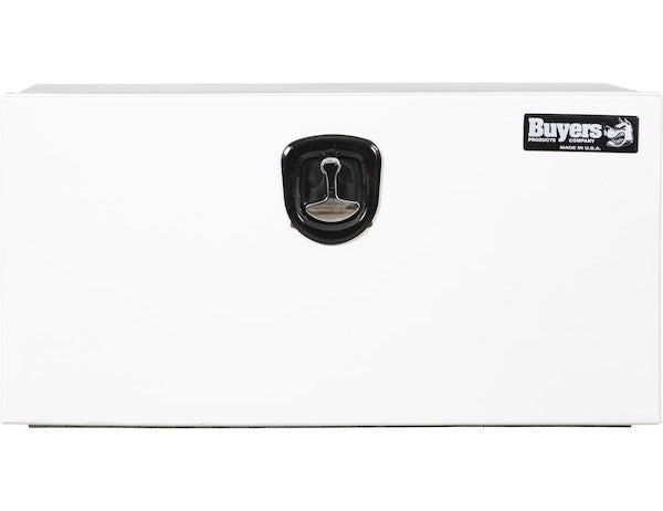 Buyers Products 36-in x 18-in x 18-in White Pro Series Smooth Aluminum Underbody Truck Box - 1707965