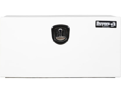 Buyers Products 36-in x 18-in x 18-in White Pro Series Smooth Aluminum Underbody Truck Box - 1707965