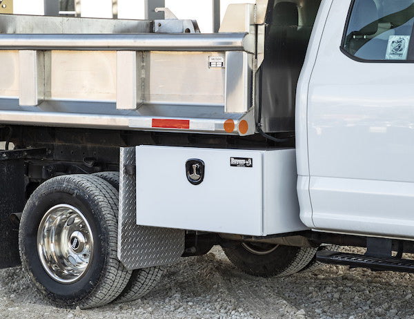 Buyers Products 36-in x 18-in x 18-in White Pro Series Smooth Aluminum Underbody Truck Box - 1707965