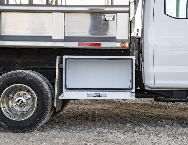Buyers Products 36-in x 18-in x 18-in White Pro Series Smooth Aluminum Underbody Truck Box - 1707965