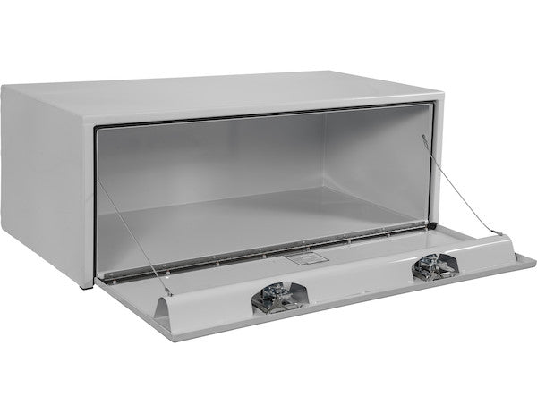 Buyers Products 48-in x 18-in x 24-in White Steel Underbody Truck Box - 1708410