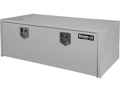 Buyers Products 48-in x 18-in x 24-in White Steel Underbody Truck Box - 1708410