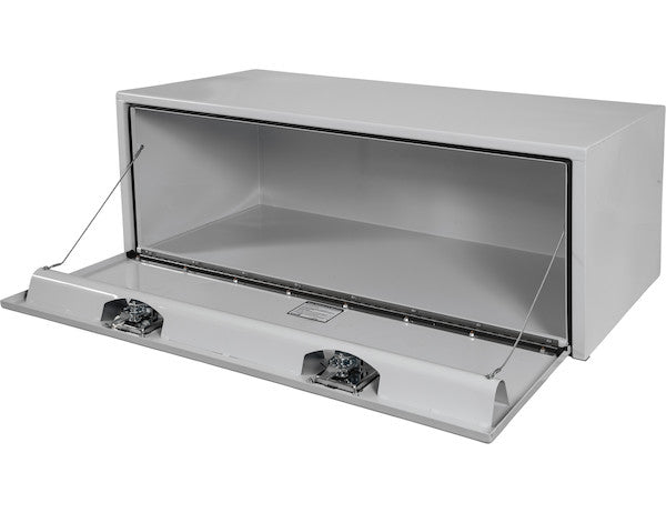 Buyers Products 48-in x 18-in x 24-in White Steel Underbody Truck Box - 1708410
