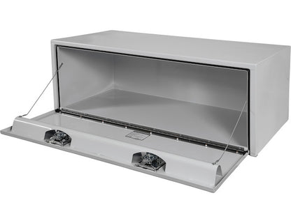 Buyers Products 48-in x 18-in x 24-in White Steel Underbody Truck Box - 1708410