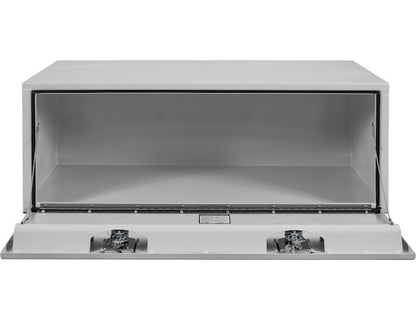 Buyers Products 48-in x 18-in x 24-in White Steel Underbody Truck Box - 1708410