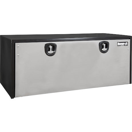 Buyers Products 18x24x48-in Black Steel Truck Box with Stainless Steel Door - 1708710