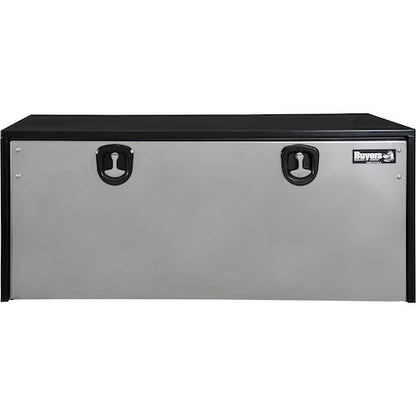 Buyers Products 18x24x48-in Black Steel Truck Box with Stainless Steel Door - 1708710