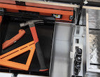 Buyers Products 63-in x 13-in x 20-in Diamond Tread Aluminum Crossover Truck Tool Box - 1709430
