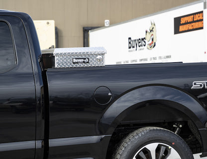 Buyers Products 71-in x 18-in x 20-in Diamond Tread Aluminum Crossover Truck Box - 1709410