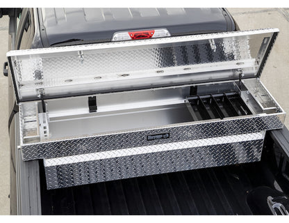 Buyers Products 71-in x 18-in x 20-in Diamond Tread Aluminum Crossover Truck Box - 1709410