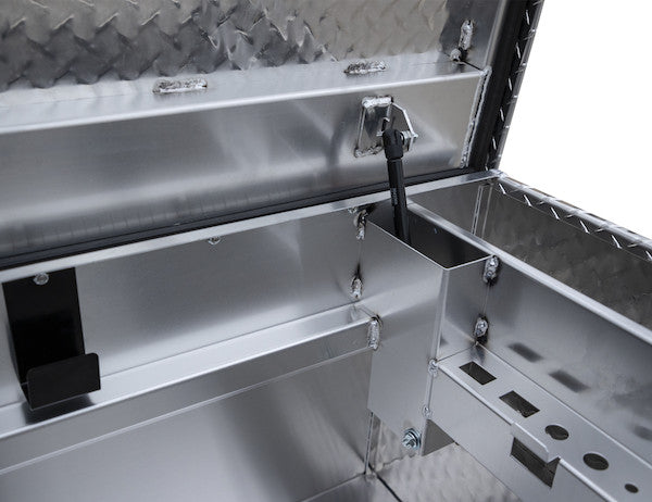 Buyers Products 71-in x 23-in x 20-in Diamond Tread Aluminum Crossover Truck Box - 1709415