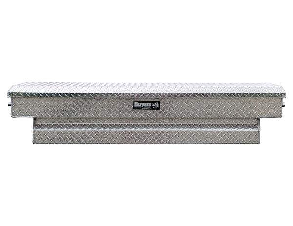 Buyers Products 63-in x 13-in x 20-in Diamond Tread Aluminum Crossover Truck Tool Box - 1709430