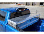 Buyers Products 63-in x 13-in x 20-in Diamond Tread Aluminum Crossover Truck Tool Box - 1709430