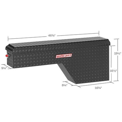 Weather Guard Aluminum Truck Wheel Well Box - 9.25-in D - Passenger Side - 171-5-01
